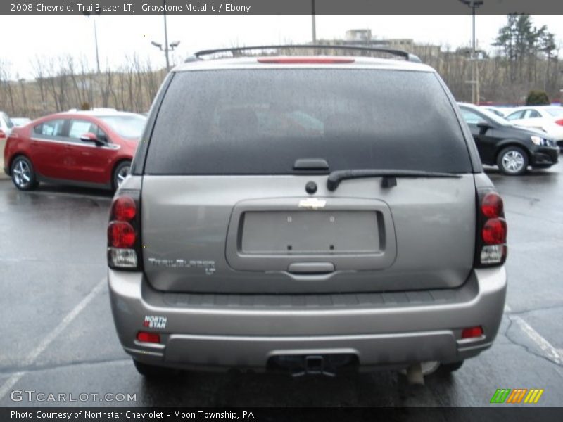 Graystone Metallic / Ebony 2008 Chevrolet TrailBlazer LT