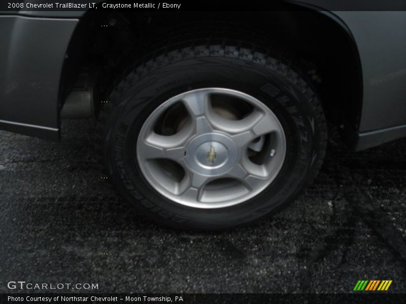 Graystone Metallic / Ebony 2008 Chevrolet TrailBlazer LT