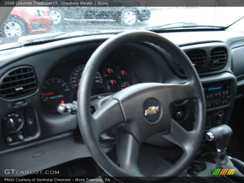 Graystone Metallic / Ebony 2008 Chevrolet TrailBlazer LT