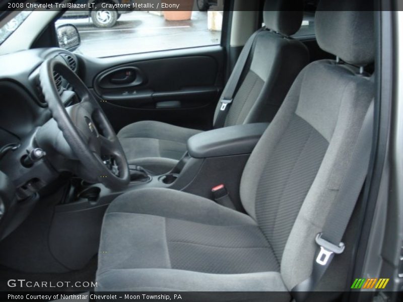 Graystone Metallic / Ebony 2008 Chevrolet TrailBlazer LT