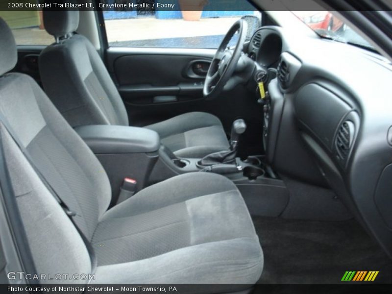 Graystone Metallic / Ebony 2008 Chevrolet TrailBlazer LT