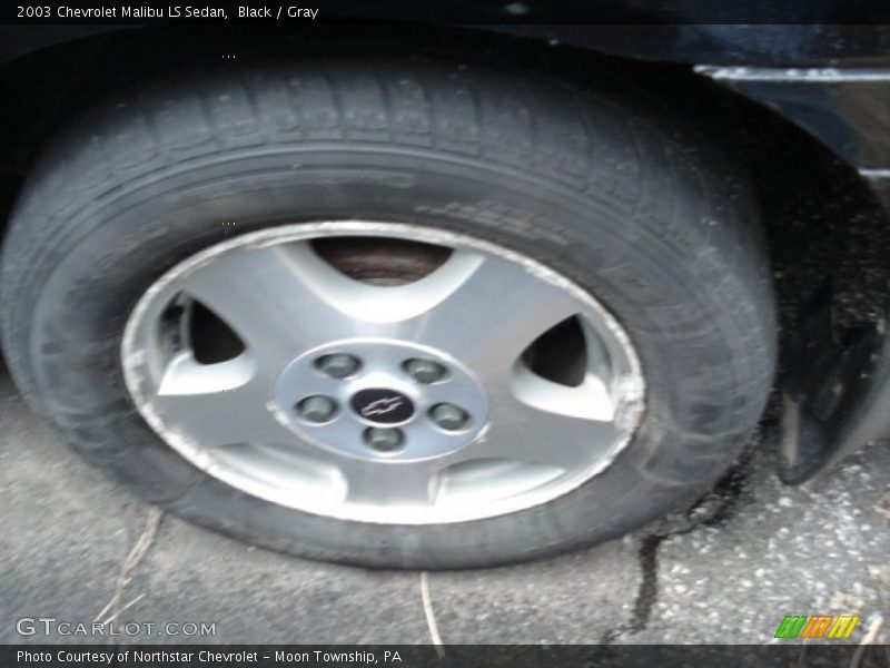 Black / Gray 2003 Chevrolet Malibu LS Sedan