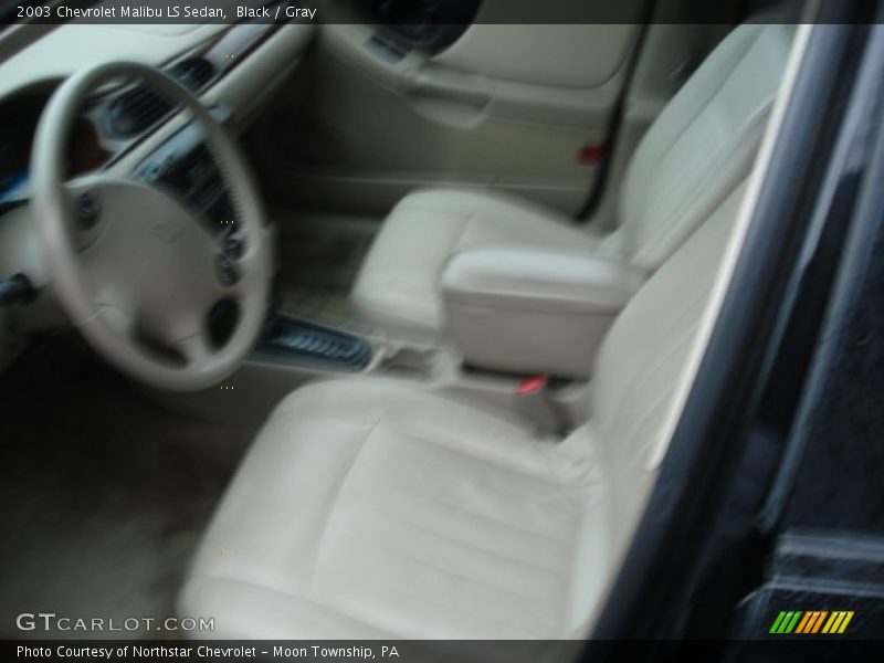 Black / Gray 2003 Chevrolet Malibu LS Sedan