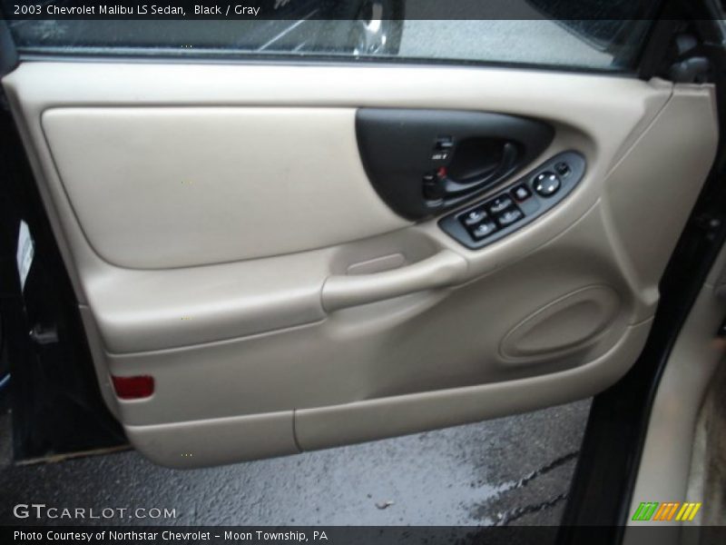 Black / Gray 2003 Chevrolet Malibu LS Sedan
