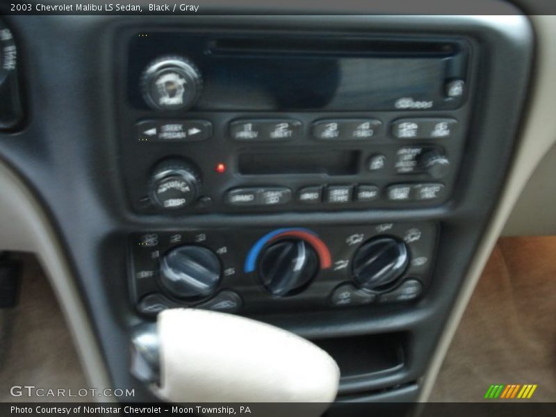 Black / Gray 2003 Chevrolet Malibu LS Sedan