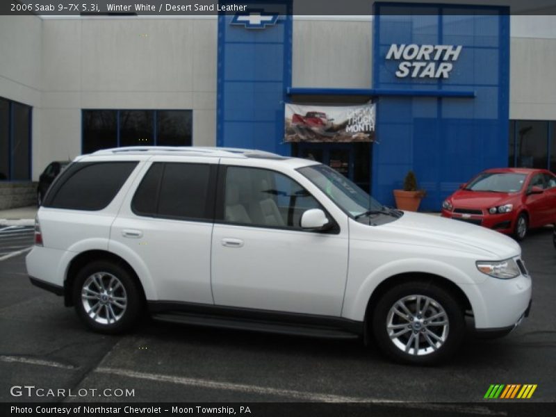 Winter White / Desert Sand Leather 2006 Saab 9-7X 5.3i