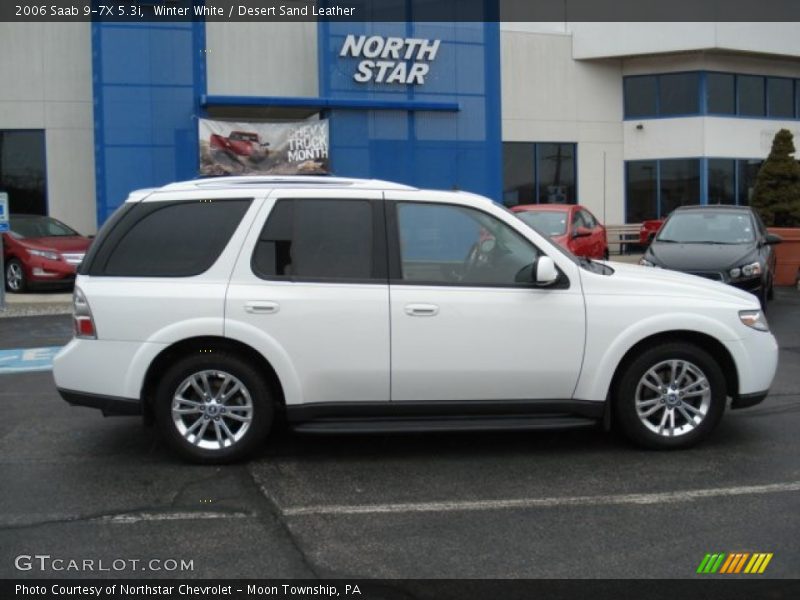Winter White / Desert Sand Leather 2006 Saab 9-7X 5.3i