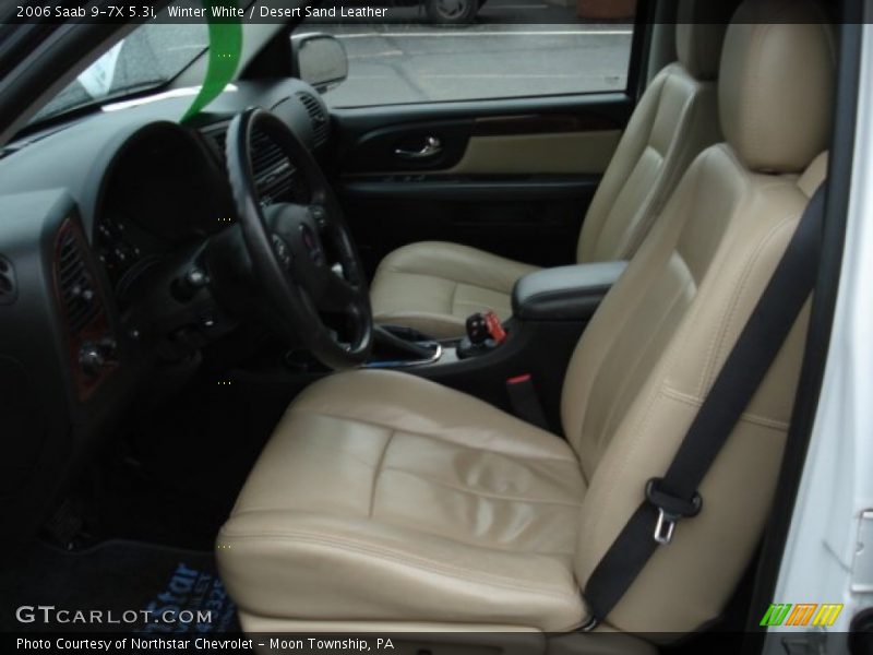 Winter White / Desert Sand Leather 2006 Saab 9-7X 5.3i