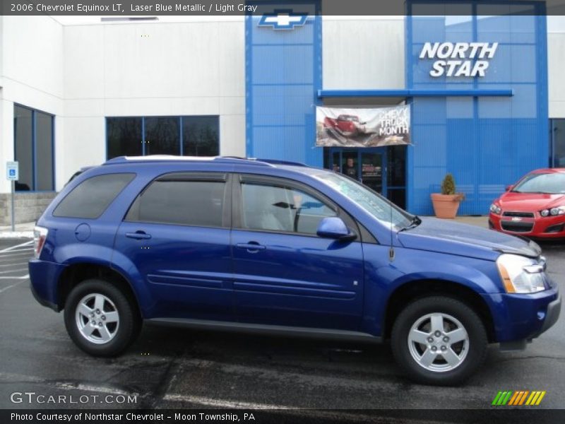 Laser Blue Metallic / Light Gray 2006 Chevrolet Equinox LT