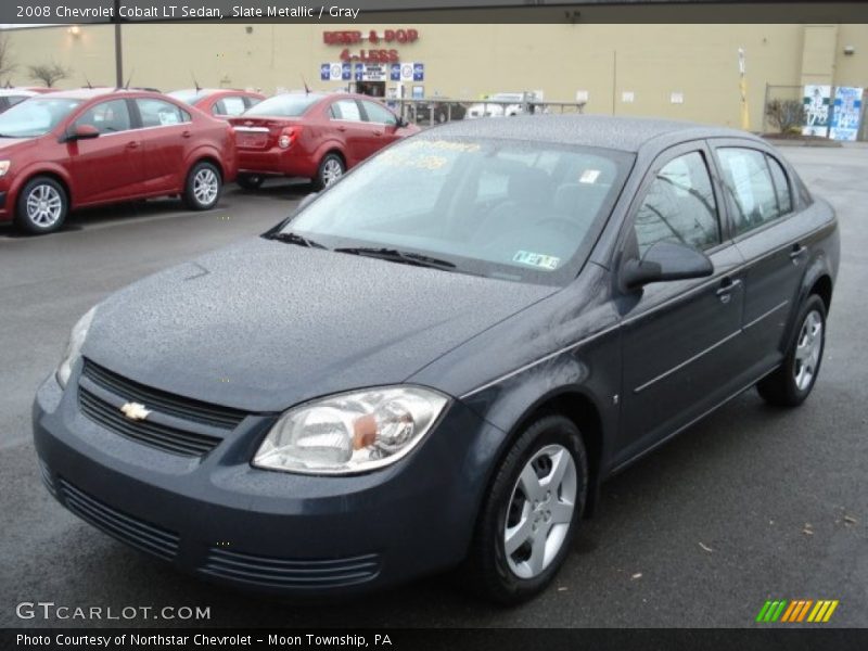 Slate Metallic / Gray 2008 Chevrolet Cobalt LT Sedan