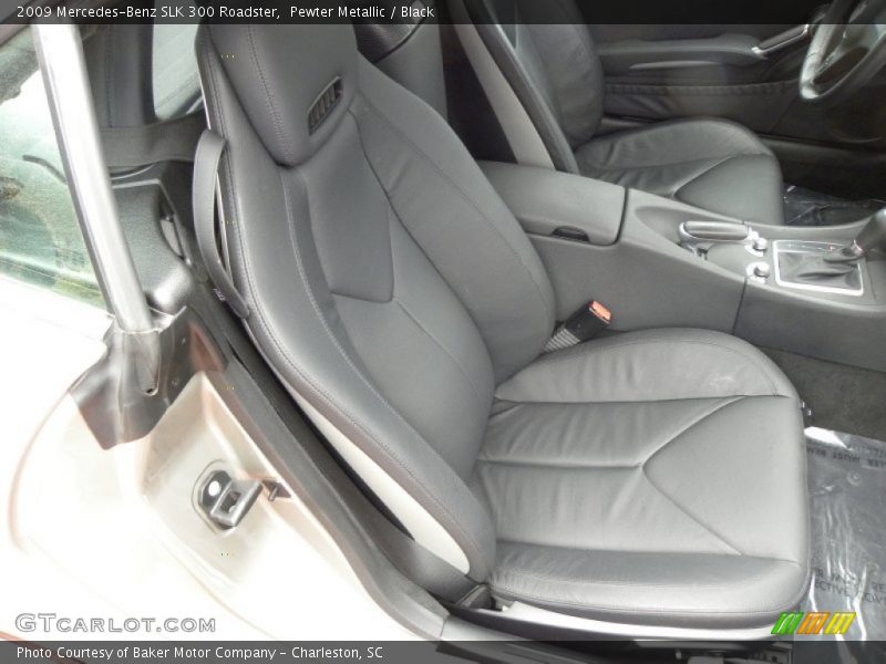 Pewter Metallic / Black 2009 Mercedes-Benz SLK 300 Roadster