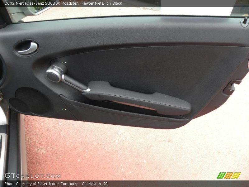 Pewter Metallic / Black 2009 Mercedes-Benz SLK 300 Roadster