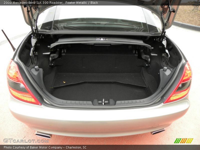 Pewter Metallic / Black 2009 Mercedes-Benz SLK 300 Roadster