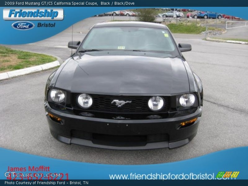 Black / Black/Dove 2009 Ford Mustang GT/CS California Special Coupe