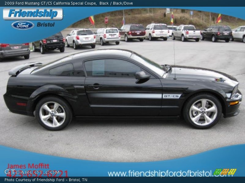 Black / Black/Dove 2009 Ford Mustang GT/CS California Special Coupe