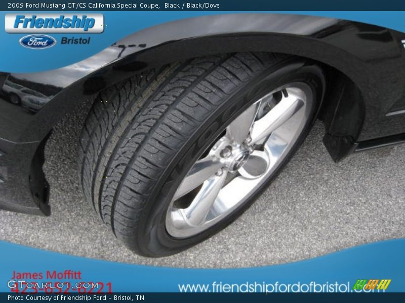 Black / Black/Dove 2009 Ford Mustang GT/CS California Special Coupe