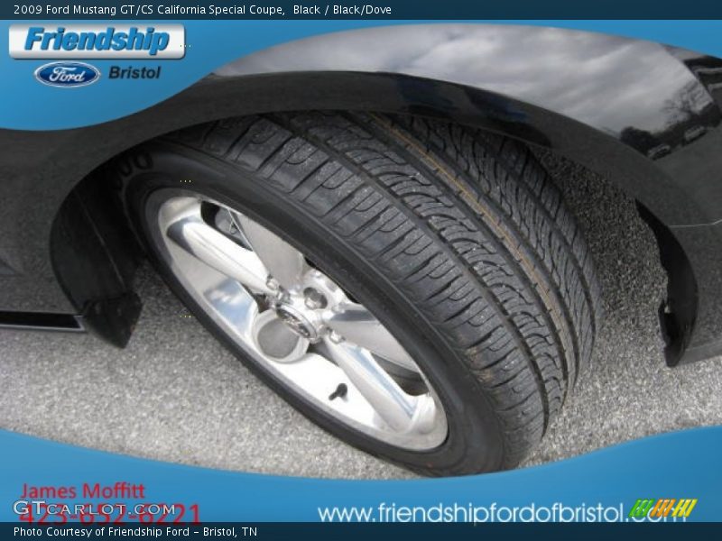 Black / Black/Dove 2009 Ford Mustang GT/CS California Special Coupe