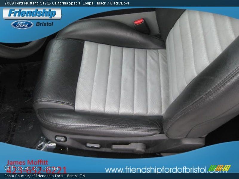 Black / Black/Dove 2009 Ford Mustang GT/CS California Special Coupe