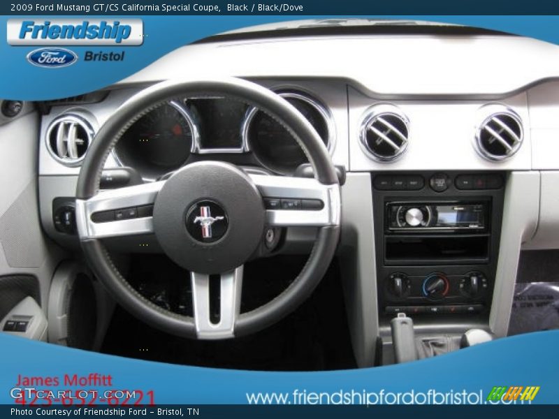 Black / Black/Dove 2009 Ford Mustang GT/CS California Special Coupe