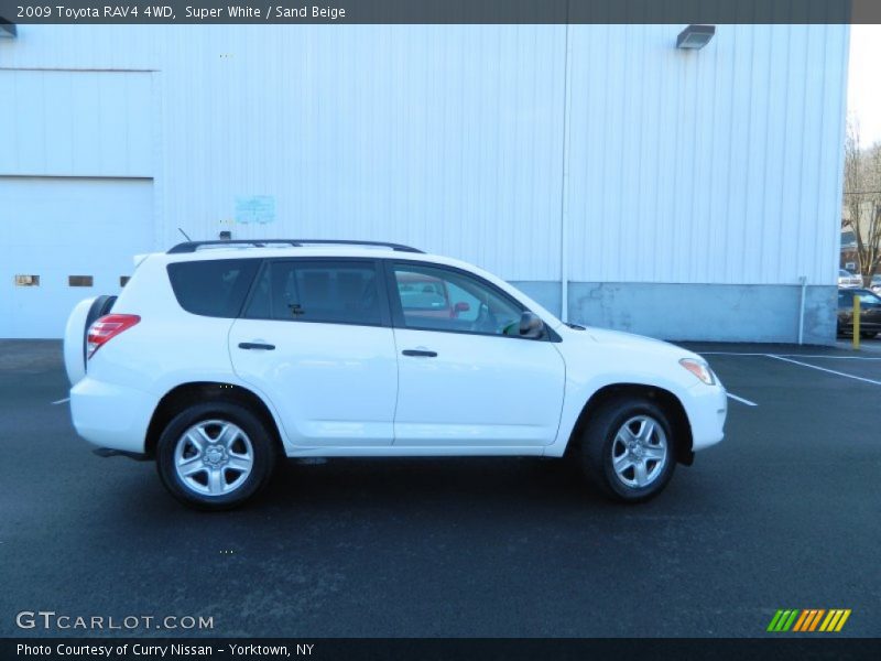 Super White / Sand Beige 2009 Toyota RAV4 4WD