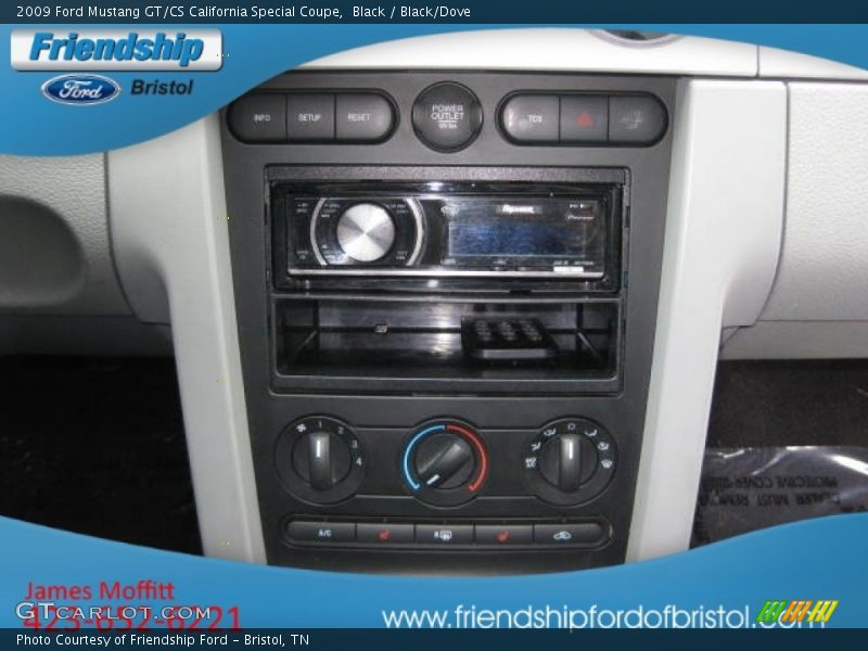 Black / Black/Dove 2009 Ford Mustang GT/CS California Special Coupe