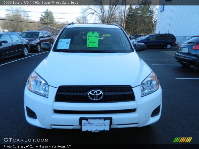 Super White / Sand Beige 2009 Toyota RAV4 4WD