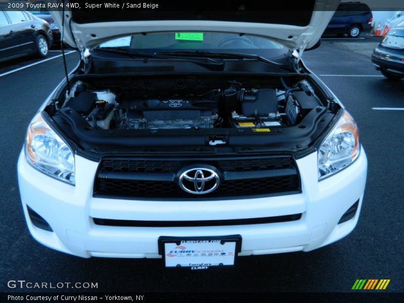 Super White / Sand Beige 2009 Toyota RAV4 4WD