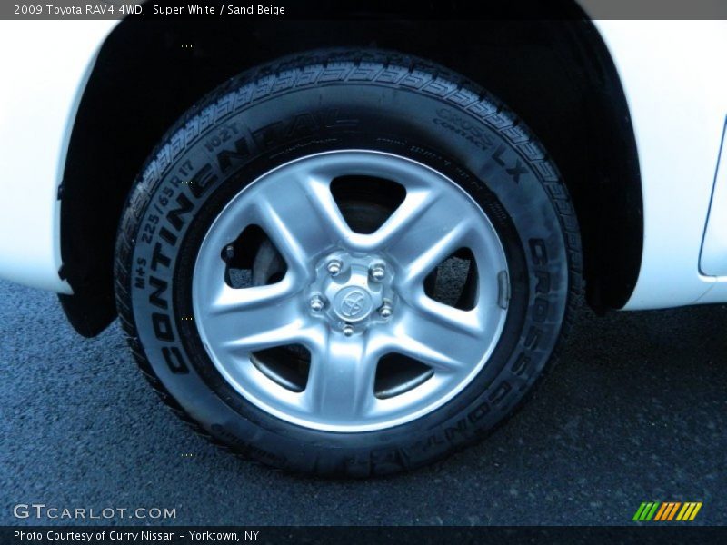 Super White / Sand Beige 2009 Toyota RAV4 4WD