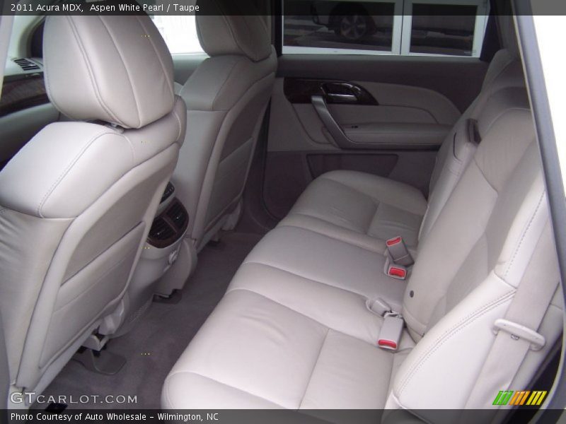 Aspen White Pearl / Taupe 2011 Acura MDX
