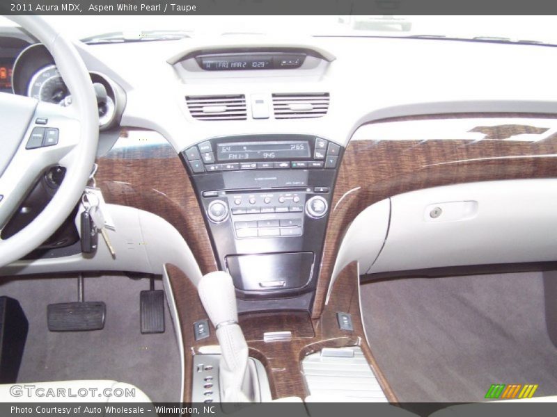 Aspen White Pearl / Taupe 2011 Acura MDX