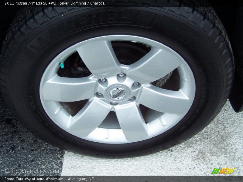 Silver Lightning / Charcoal 2011 Nissan Armada SL 4WD