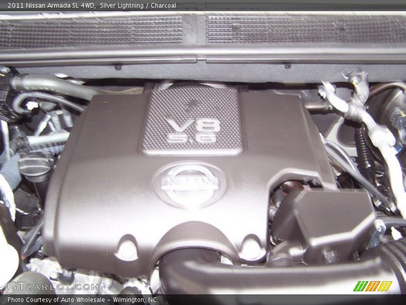 Silver Lightning / Charcoal 2011 Nissan Armada SL 4WD