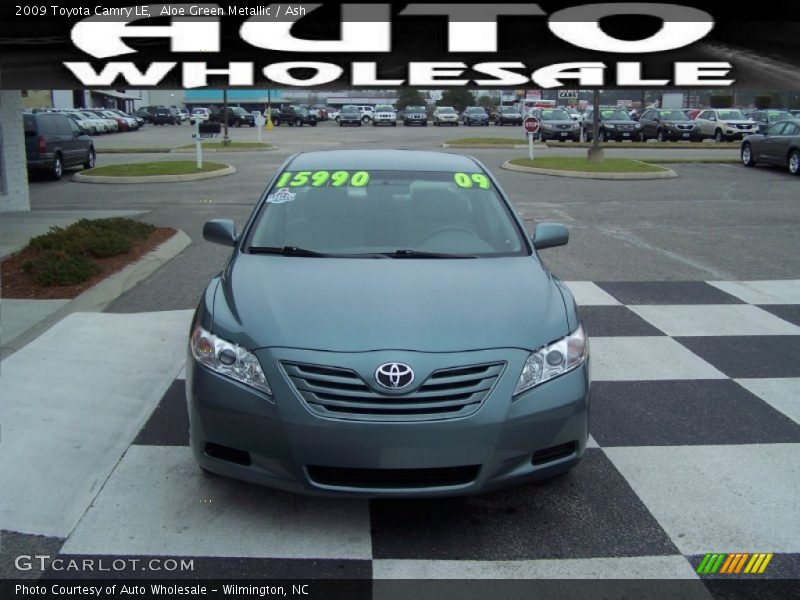 Aloe Green Metallic / Ash 2009 Toyota Camry LE