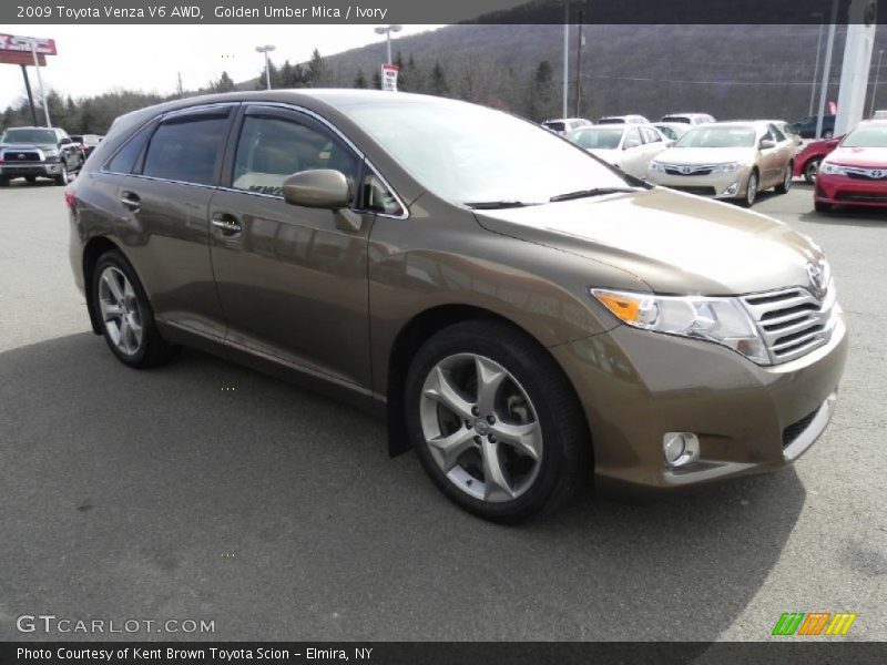 Golden Umber Mica / Ivory 2009 Toyota Venza V6 AWD
