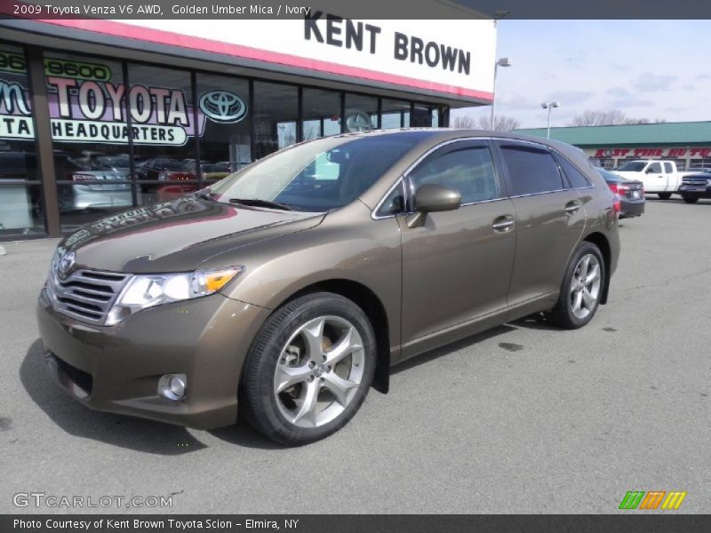 Golden Umber Mica / Ivory 2009 Toyota Venza V6 AWD
