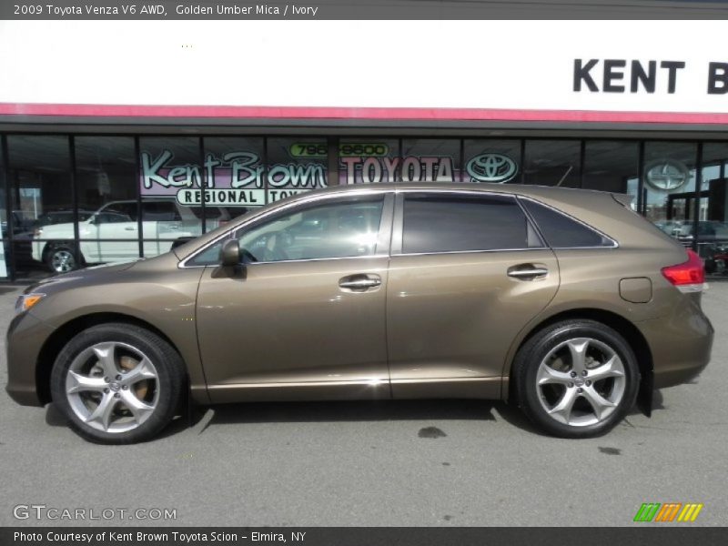 Golden Umber Mica / Ivory 2009 Toyota Venza V6 AWD