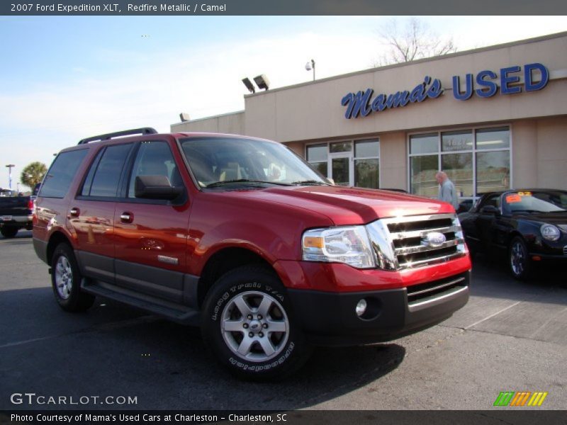 Redfire Metallic / Camel 2007 Ford Expedition XLT