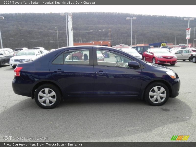 Nautical Blue Metallic / Dark Charcoal 2007 Toyota Yaris Sedan