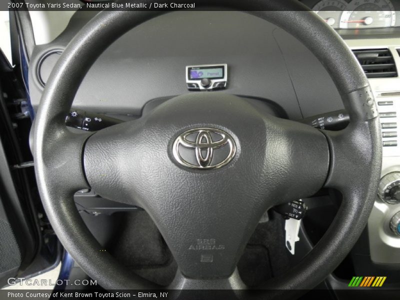 Nautical Blue Metallic / Dark Charcoal 2007 Toyota Yaris Sedan