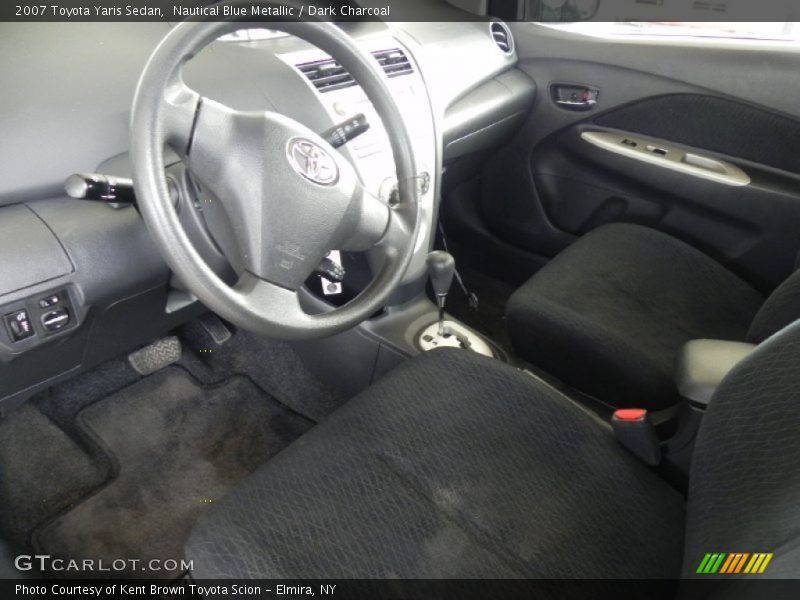 Nautical Blue Metallic / Dark Charcoal 2007 Toyota Yaris Sedan