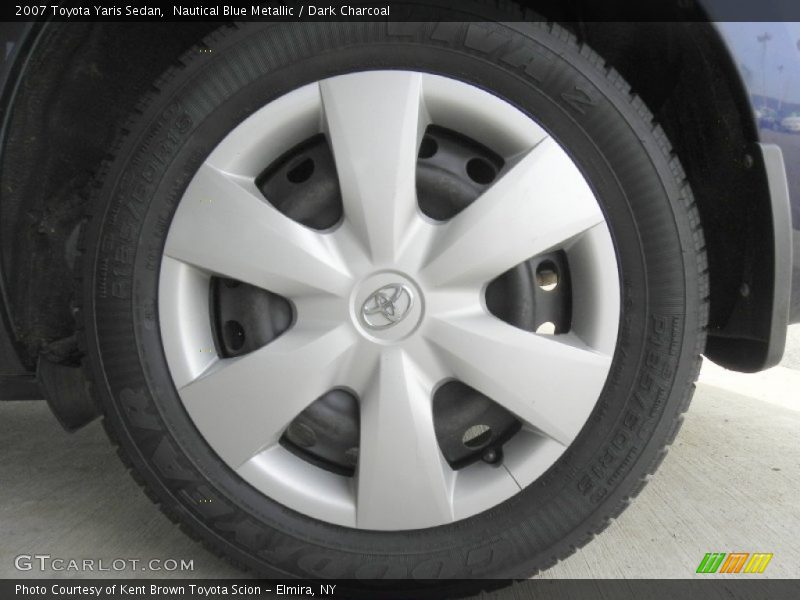 Nautical Blue Metallic / Dark Charcoal 2007 Toyota Yaris Sedan