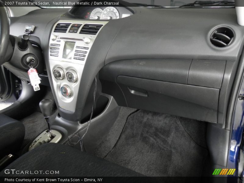 Nautical Blue Metallic / Dark Charcoal 2007 Toyota Yaris Sedan
