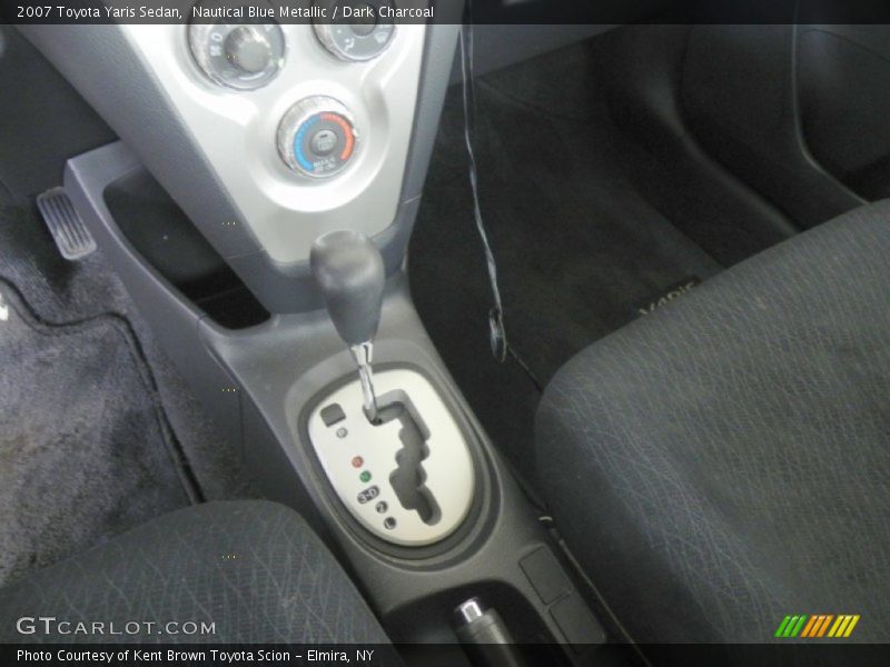 Nautical Blue Metallic / Dark Charcoal 2007 Toyota Yaris Sedan