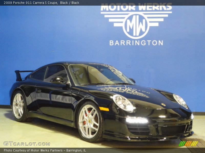 Black / Black 2009 Porsche 911 Carrera S Coupe