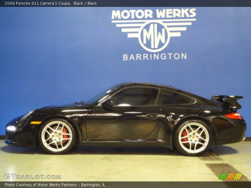 Black / Black 2009 Porsche 911 Carrera S Coupe