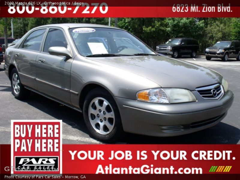 Driftwood Mica / Beige 2002 Mazda 626 LX