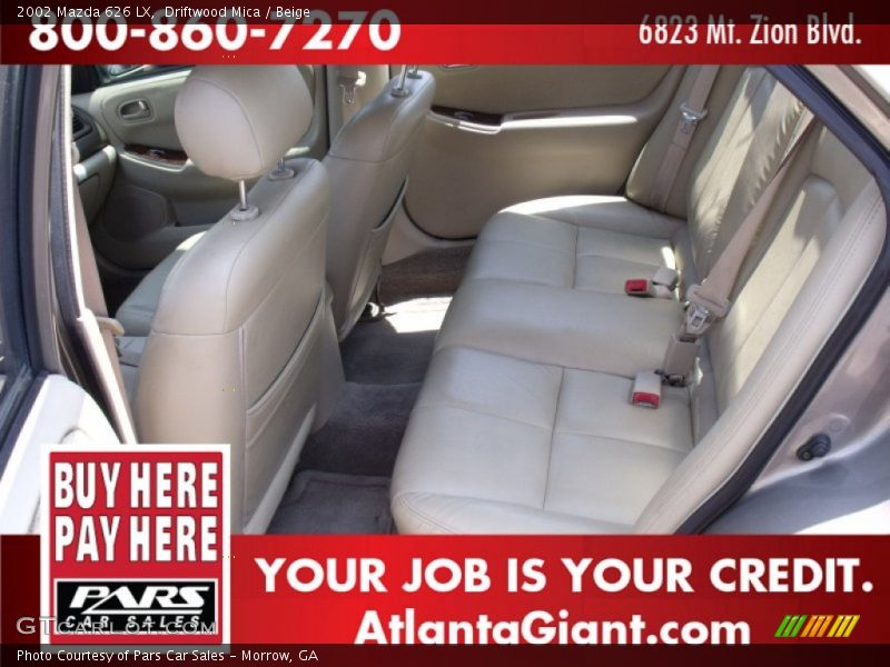 Driftwood Mica / Beige 2002 Mazda 626 LX