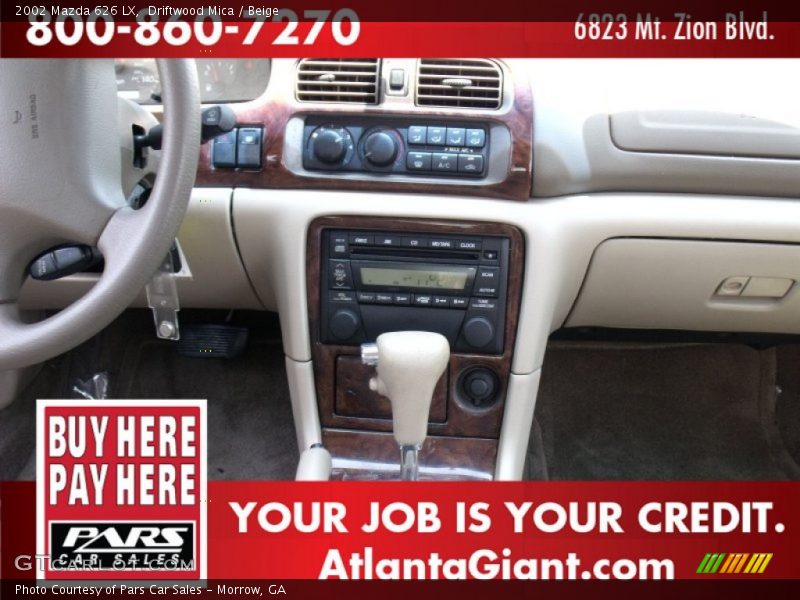 Driftwood Mica / Beige 2002 Mazda 626 LX