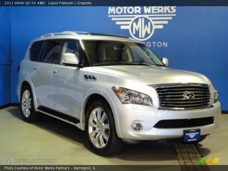 Liquid Platinum / Graphite 2011 Infiniti QX 56 4WD