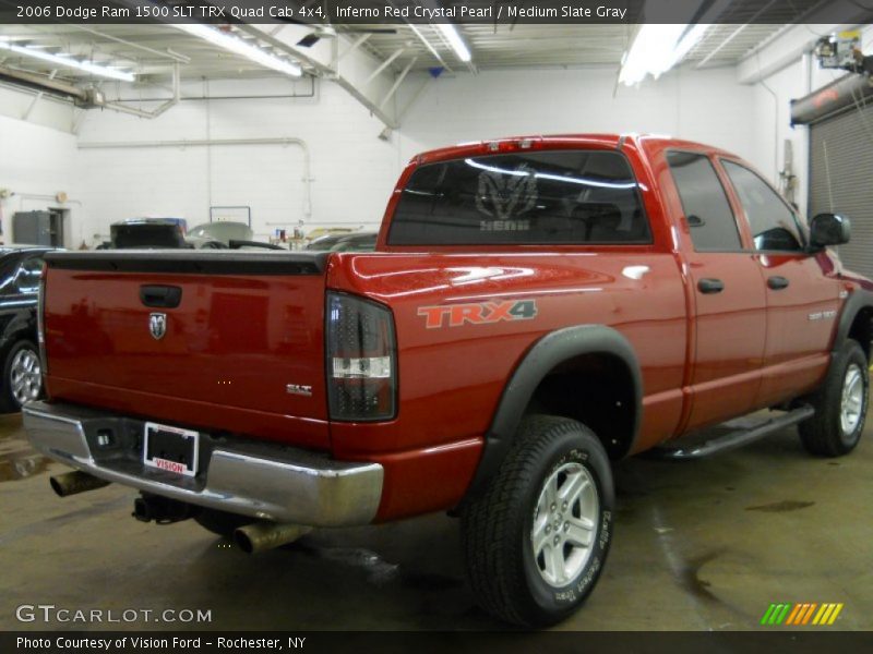 Inferno Red Crystal Pearl / Medium Slate Gray 2006 Dodge Ram 1500 SLT TRX Quad Cab 4x4